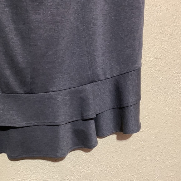 Lane Bryant Skirt Gray Size 24 Rayon Polyester Spandex Blend - Picture 7 of 12